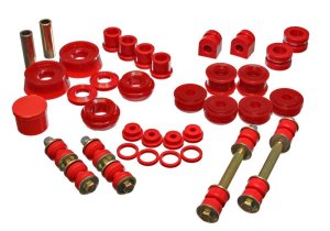 Dodge SRT-4 Bushing Kit - Front + Rear - Energy Suspension - Hyper-Flex - Red - `03-`05 Dodge SRT-4 Bushing Kit - Front + Rear - Energy Suspension - Hyper-Flex - Red - `03-`05